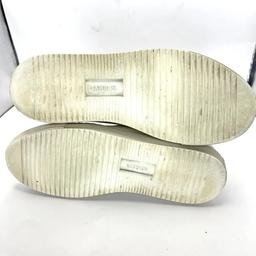 Axel Arigato Clean 90 White Leather Sneakers 39 Lace Up Low Top